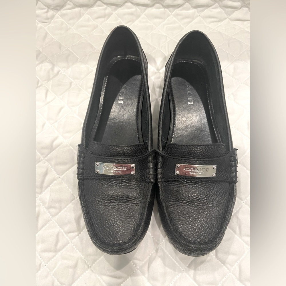 Coach Fredrica leather loafers